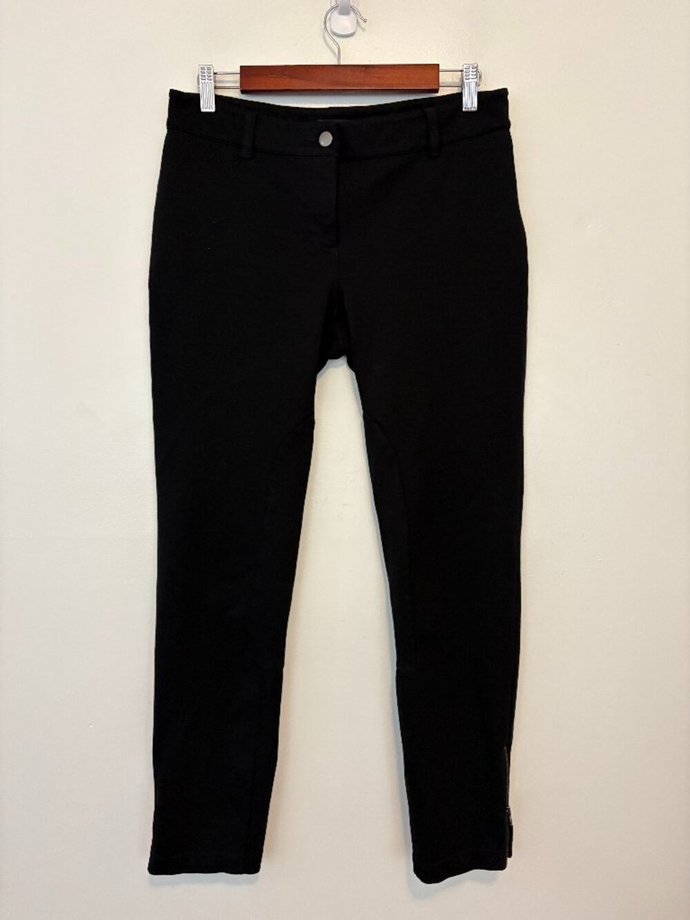 Eileen Fisher Black Pants Womens Small Zip Ankles